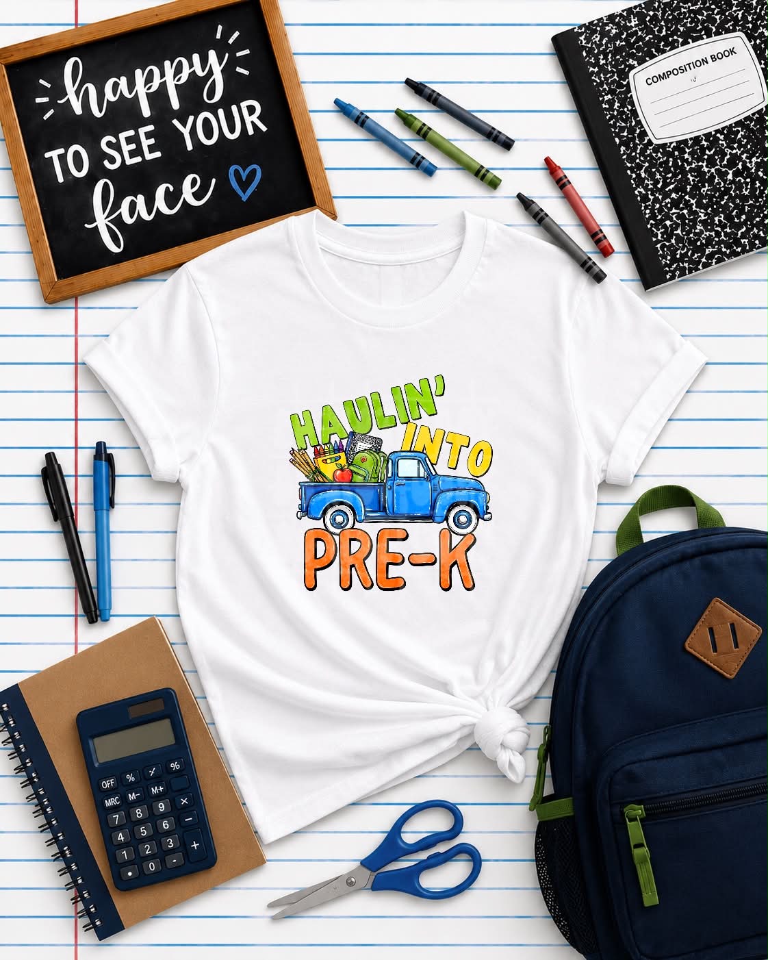 Haulin into pre-k (PH) DTF Transfer