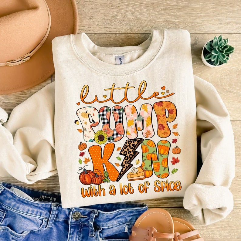 Little pumpkin with a lot of spice 43031 DTF transfers