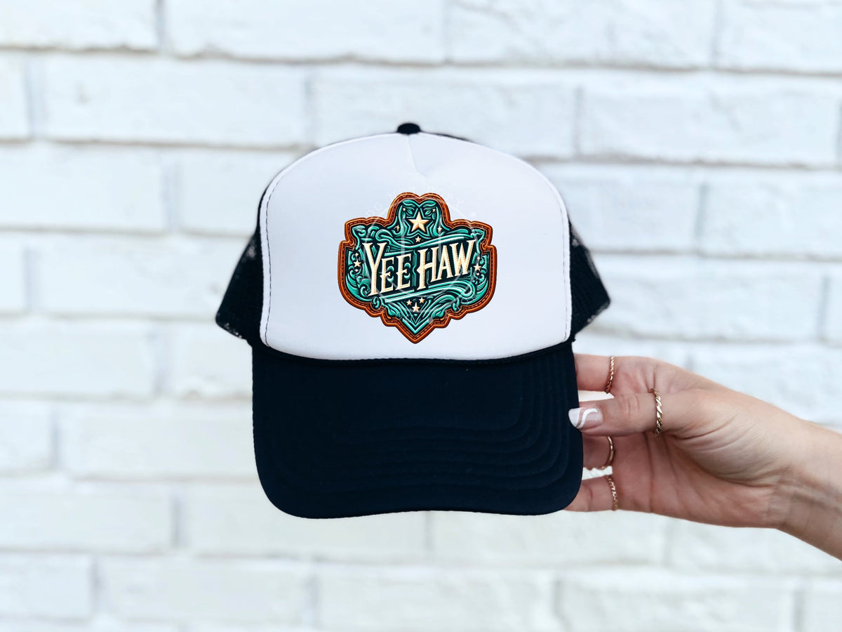 Yee haw teal 43205 DTF transfer