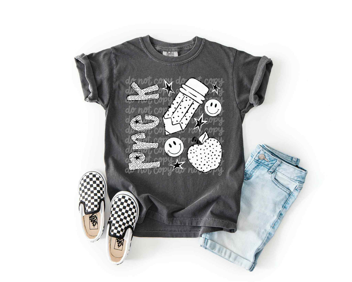 Pre-K dotted PHDC DTF transfer