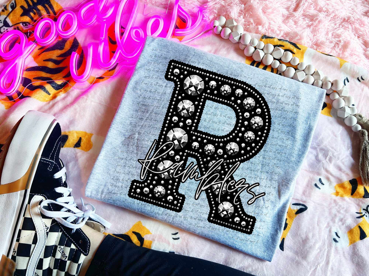 R ramblers rhinestone (CITY) 41397 DTF TRANSFER