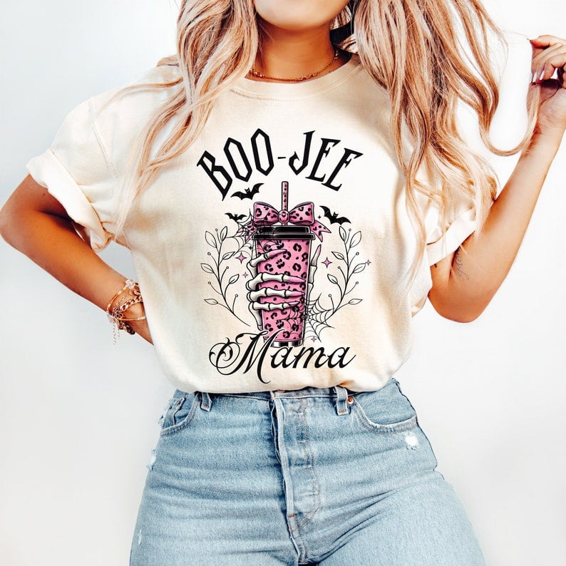 Boo-jee mama pink cup 43033 DTF transfers