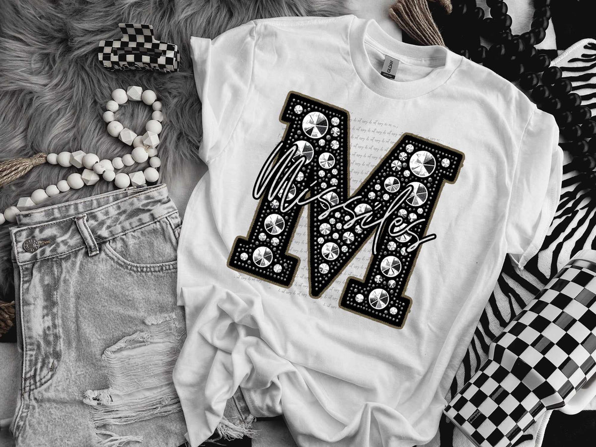 M missles rhinestone (CITY) 41440 DTF TRANSFER