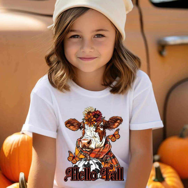 Hello fall cow exclusive 41192 DTF TRANSFER