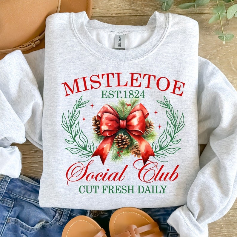 Mistletoe social club 41933 DTF transfer