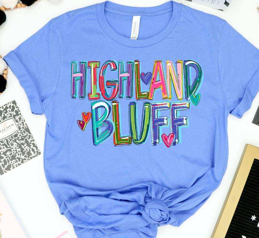 Highland bluff cherry words (S&G) 41249 DTF TRANSFER