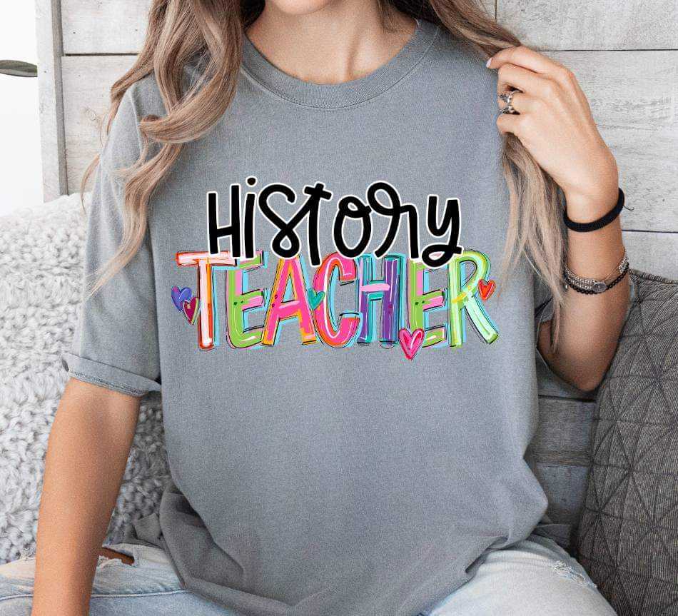 History teacher cherry words (S&G) 41217 DTF TRANSFER