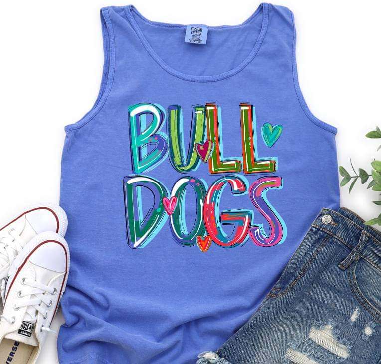 Bulldogs cherry words (S&G) 41237 DTF TRANSFER