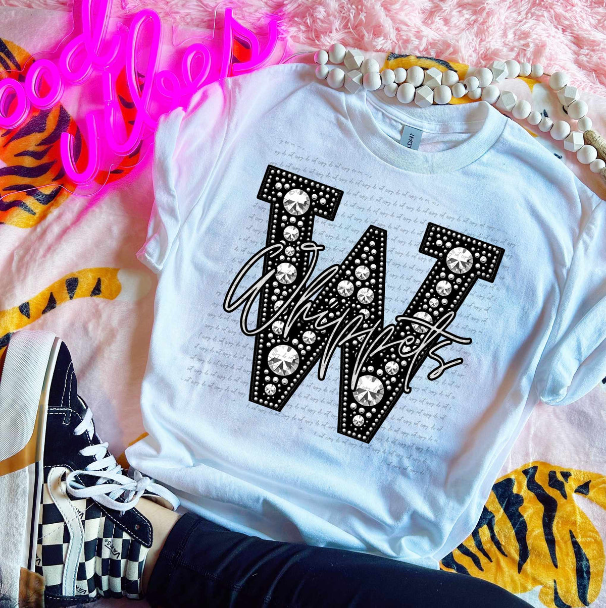 W whippets rhinestone (CITY) 41392 DTF TRANSFER