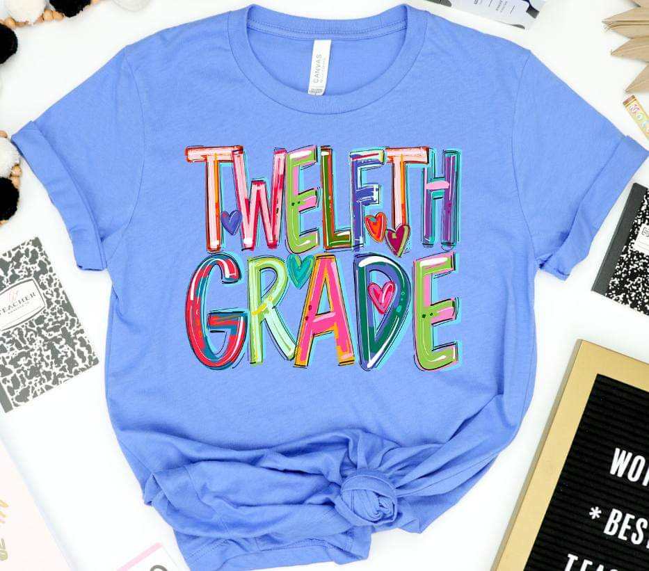 Twelvth grade cherry words (S&G) 41210 DTF TRANSFER