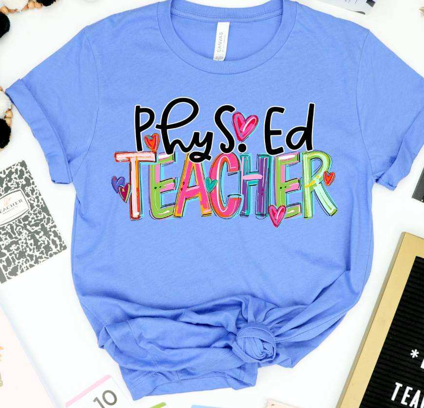 Phys ed teacher cherry words (S&G) 41222 DTF TRANSFER