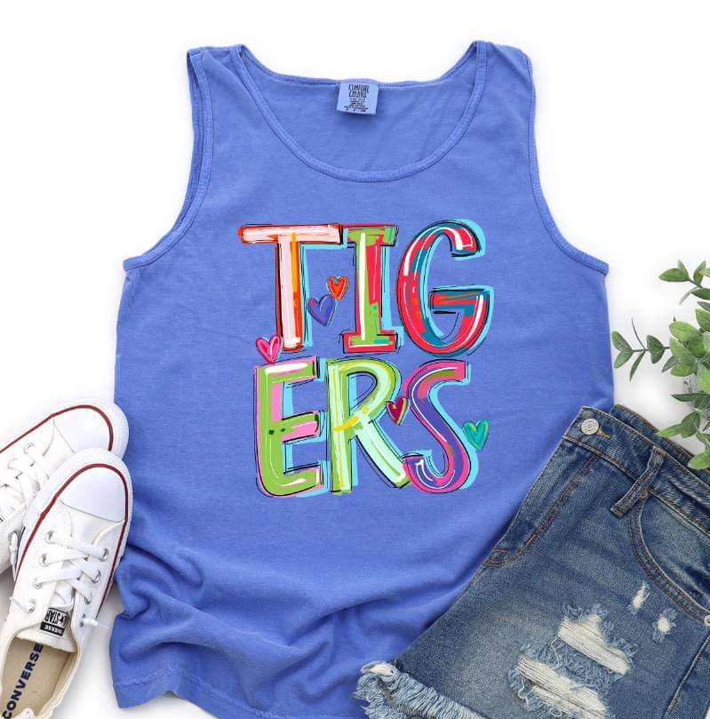 Tigers cherry words (S&G) 41243 DTF TRANSFER