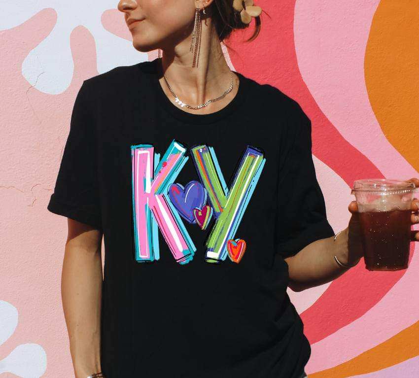 Ky cherry font 41714 DTF transfer