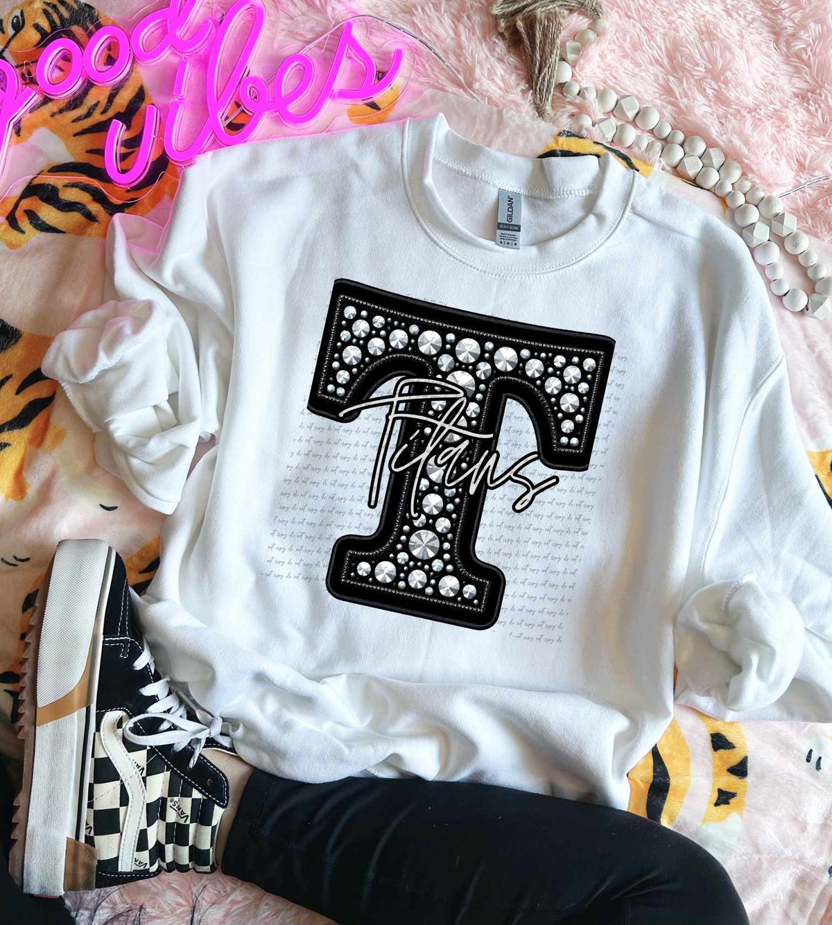 T titans rhinestone (CITY) 41400 DTF TRANSFER
