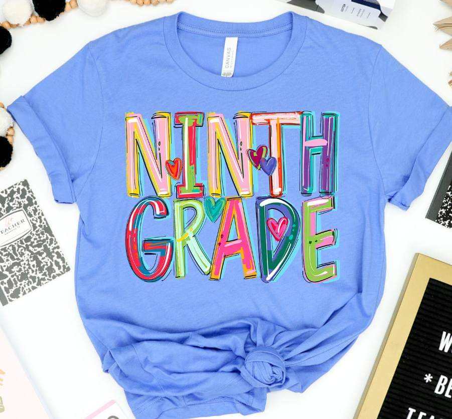 Ninth grade cherry words (S&G) 41211 DTF TRANSFER