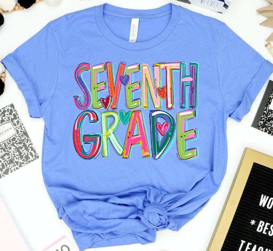 Seventh grade cherry words (S&G) 41206 DTF TRANSFER