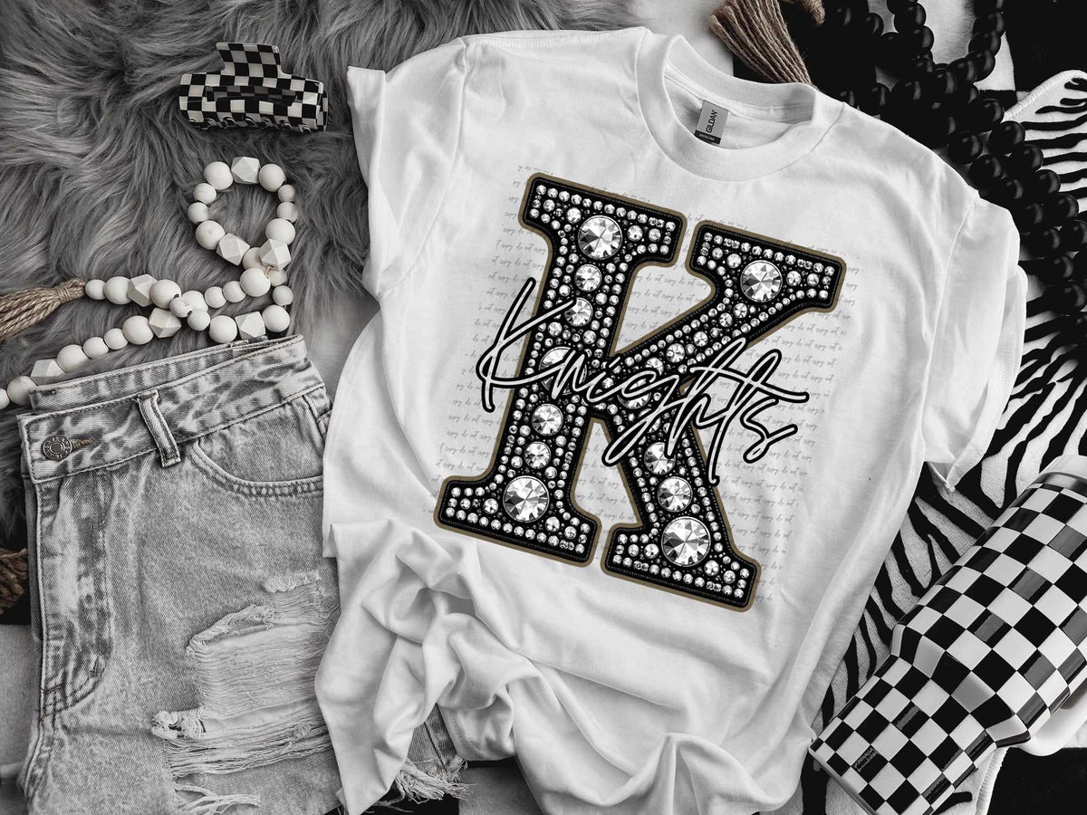 K knights rhinestone (CITY) 41424 DTF TRANSFER