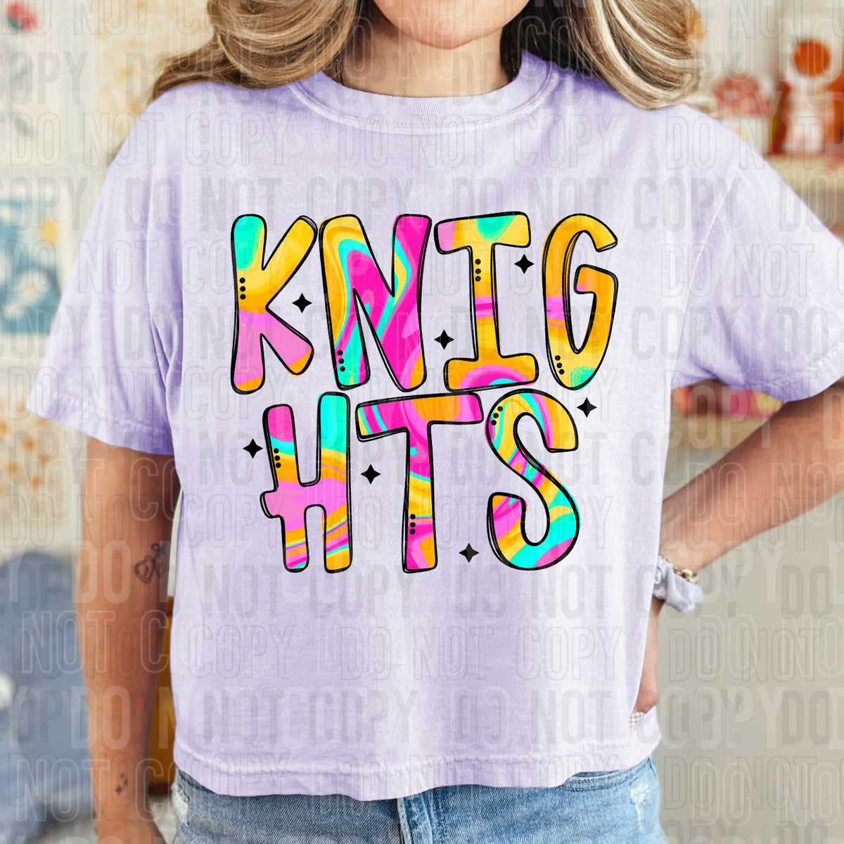 Knights watercolor (SBB) 43038 DTF transfers