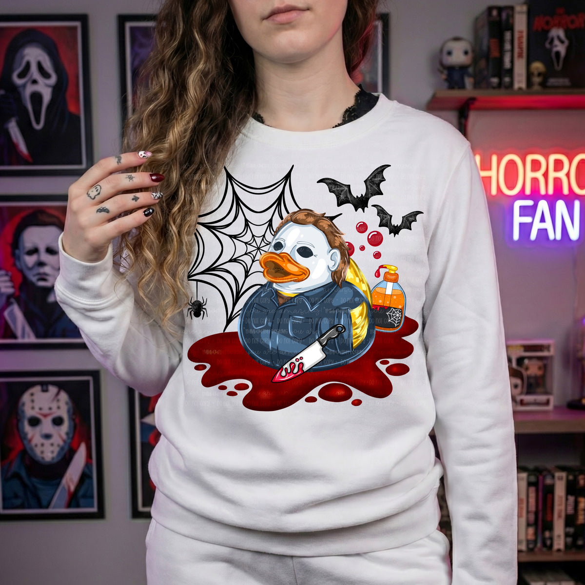 Mike horror duck (RRD) DTF Transfer
