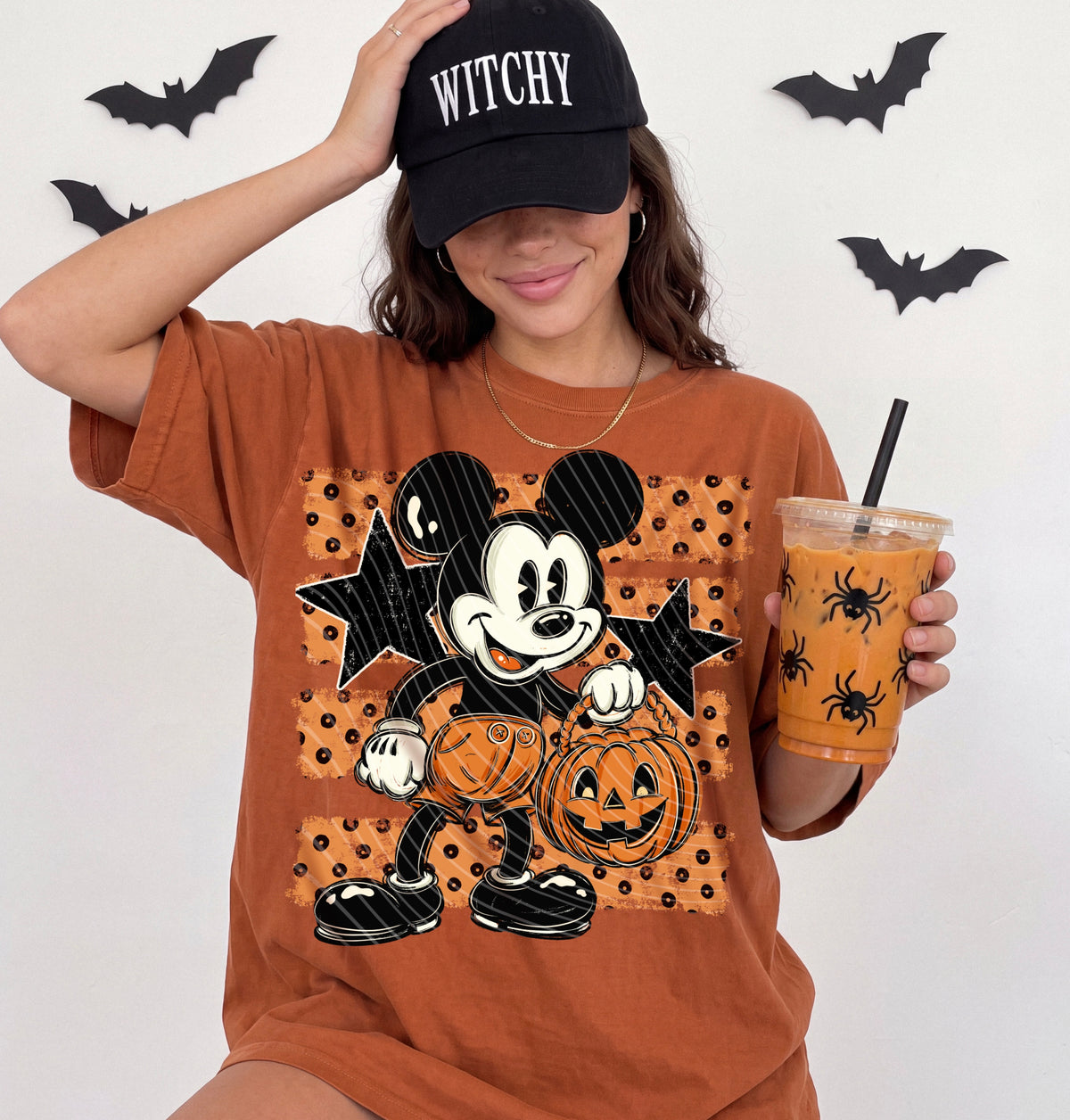 Boy mouse trick or treating (AG) DTF Transfer