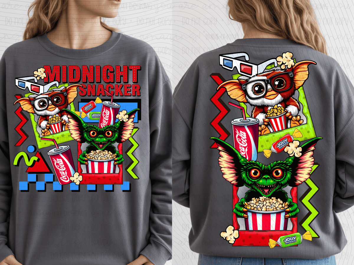 Midnight snacker (BACK ONLY) (RRD) DTF Transfer