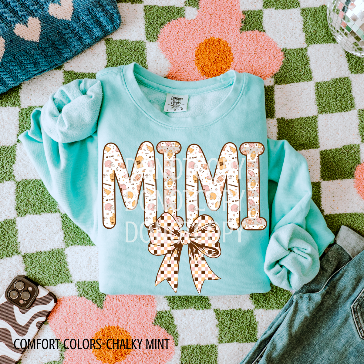 Mimi football retro (CSG) 109404 DTF transfer