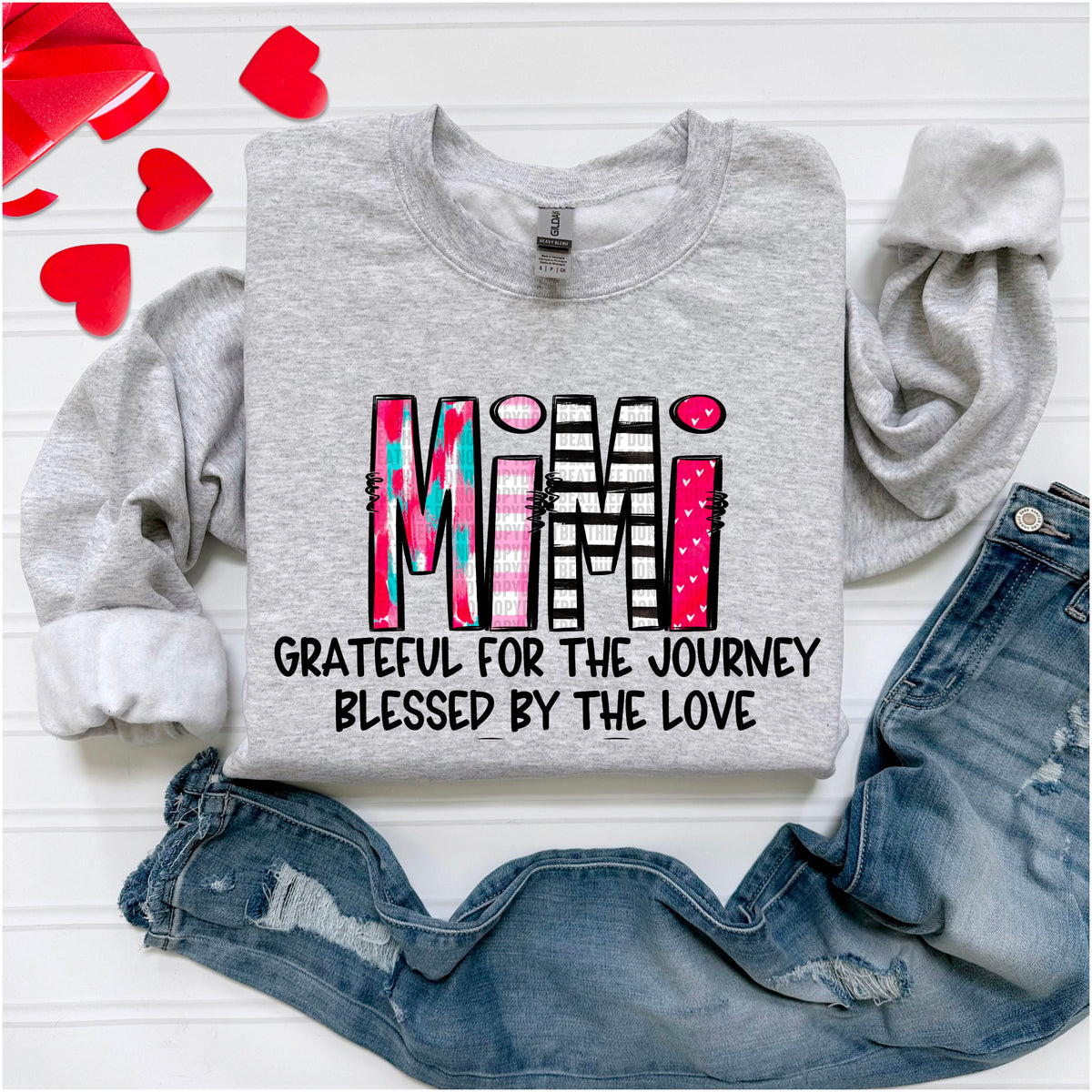 MIMI *Black/Without Hearts* (SDD) 72428 DTF Transfer