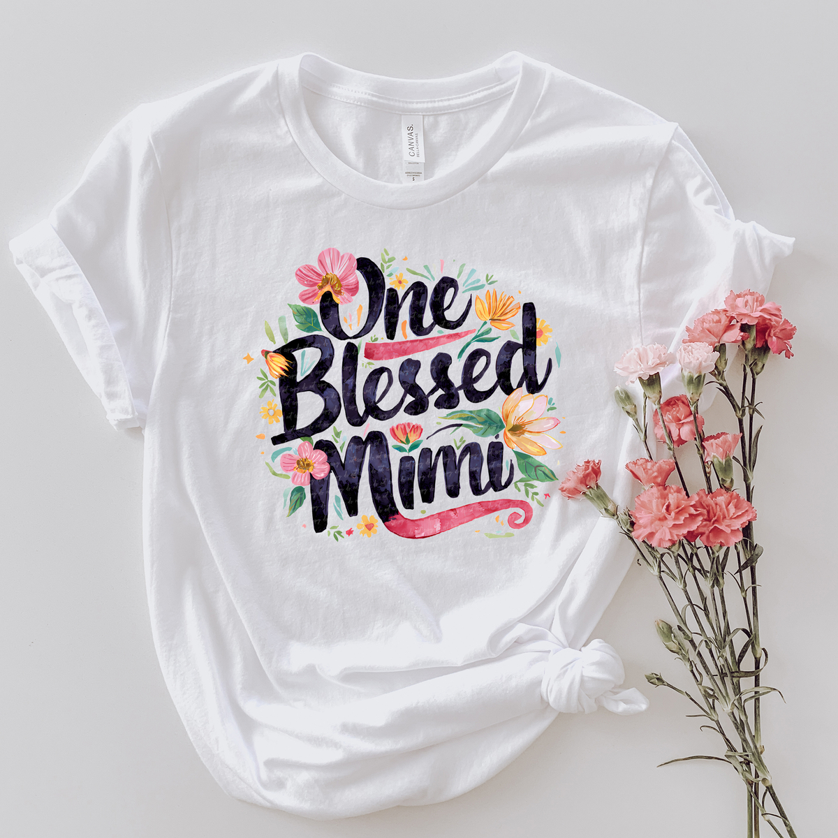 One Blessed Mimi Floral 81351 DTF Transfer