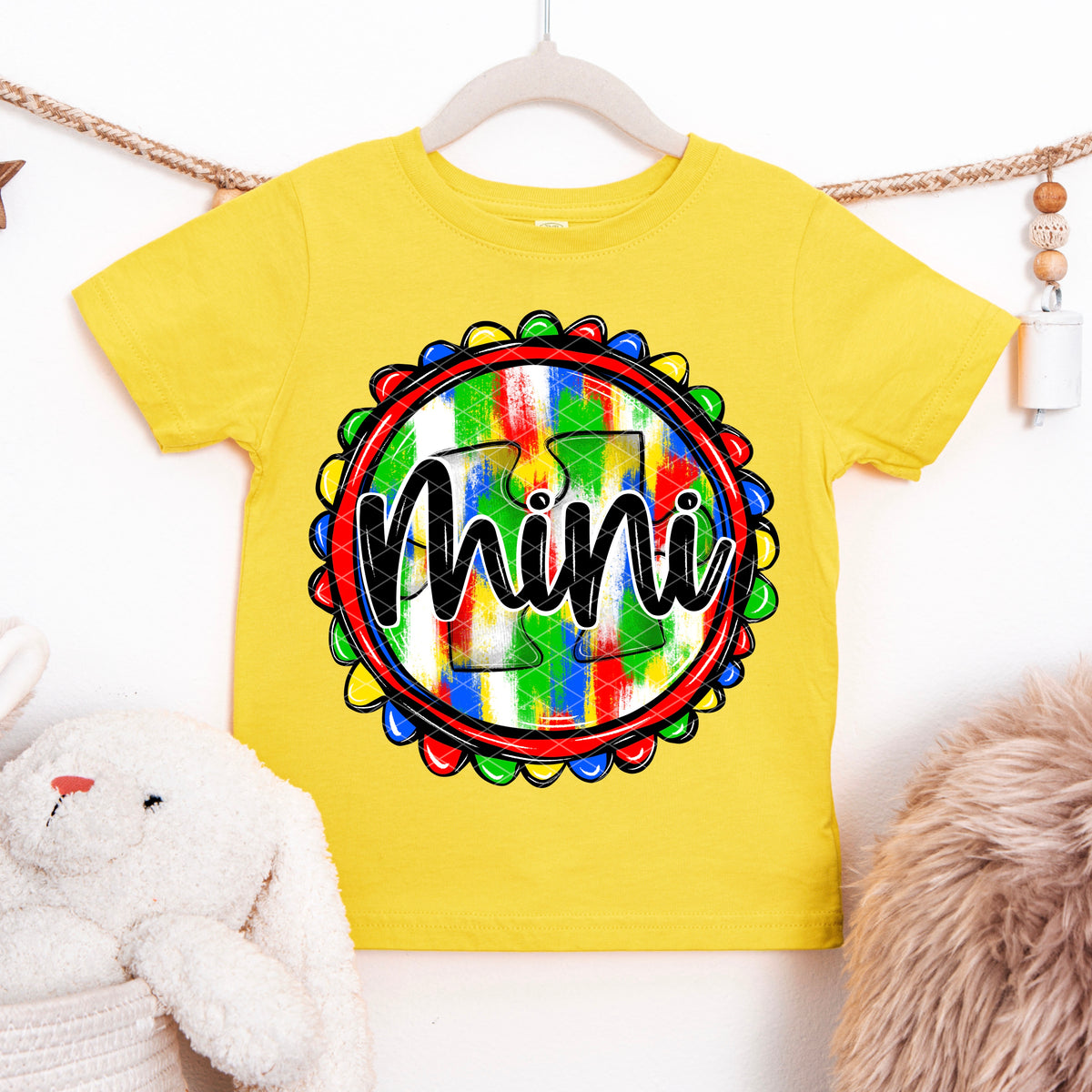Autism mini circle (SDD) DTF Transfer