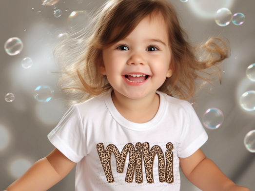 Mini Leopard Typography 86435 DTF Transfer