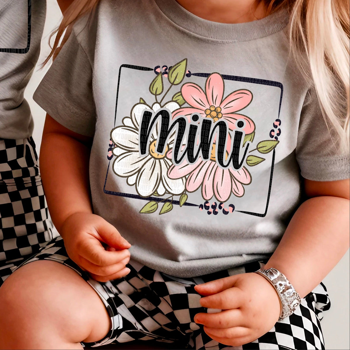 Mini Spring Floral Titles DTF transfer