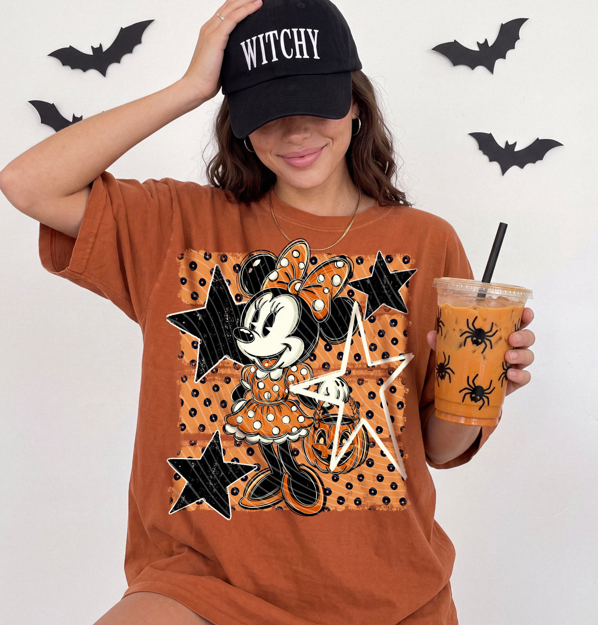 Girl mouse trick or treating (AG) DTF Transfer
