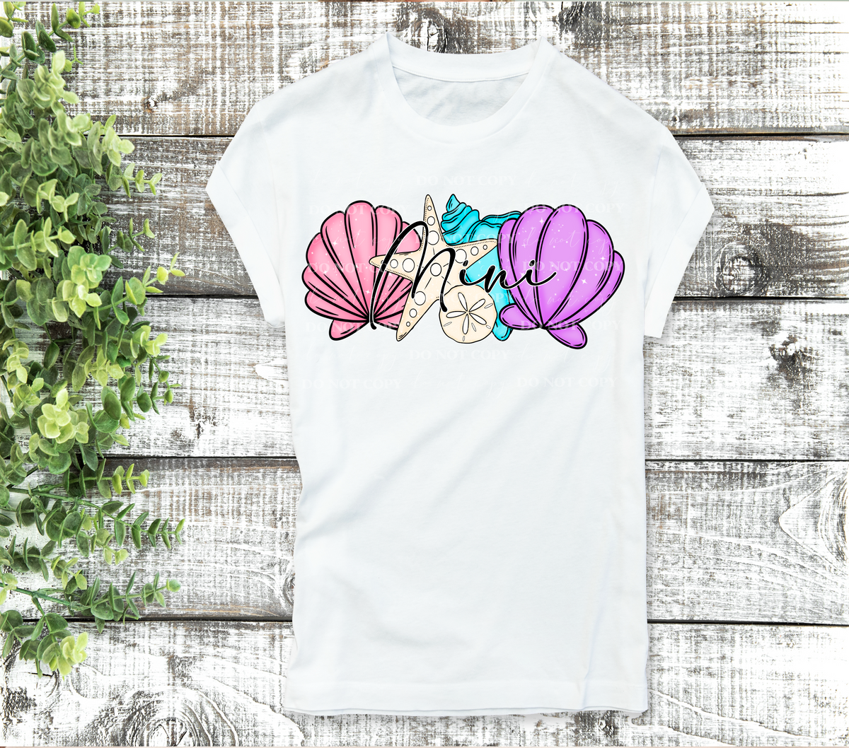 Mini Seashells (Linda) DTF transfer