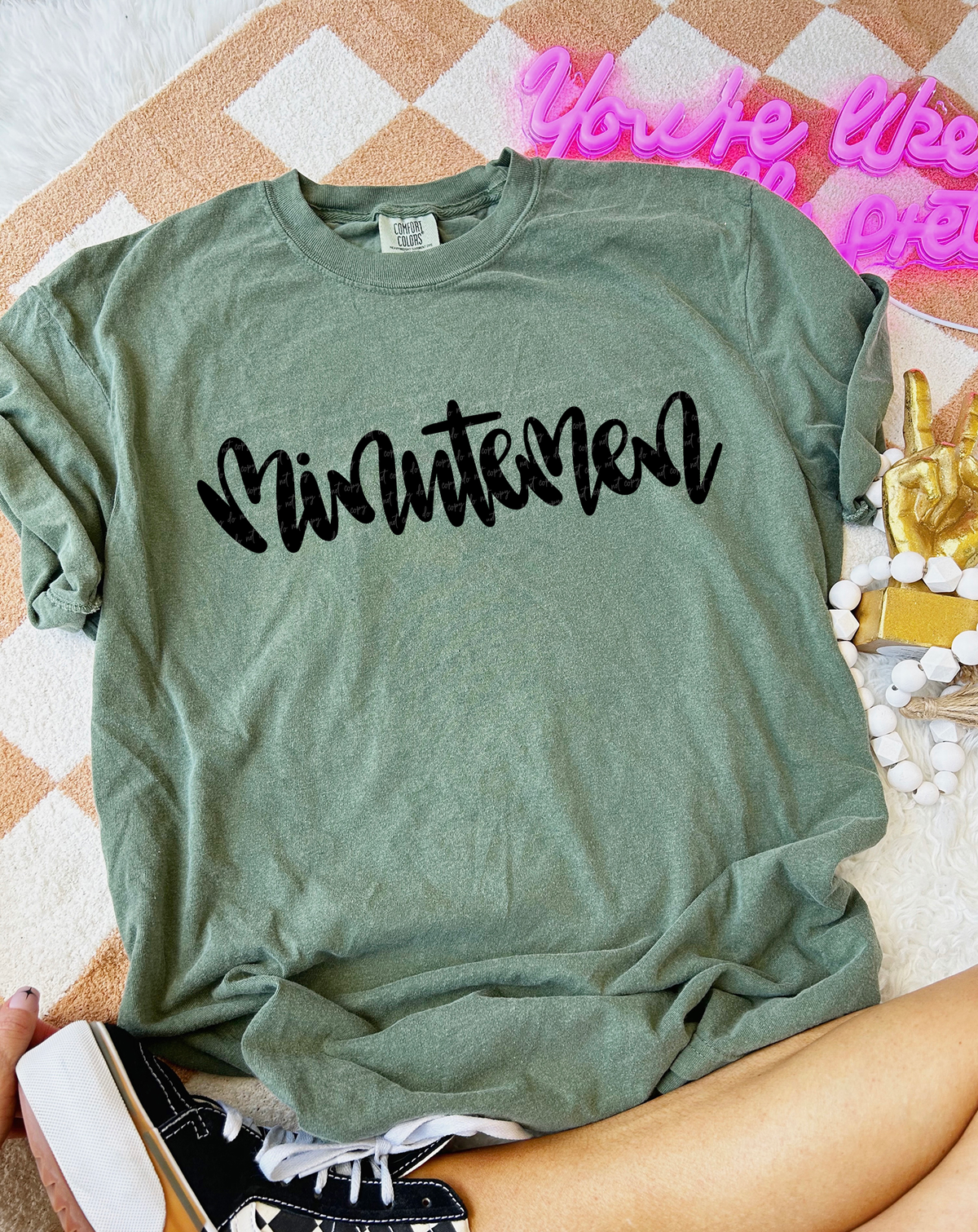 Minutemen Hand Lettered 54106 DTF transfer