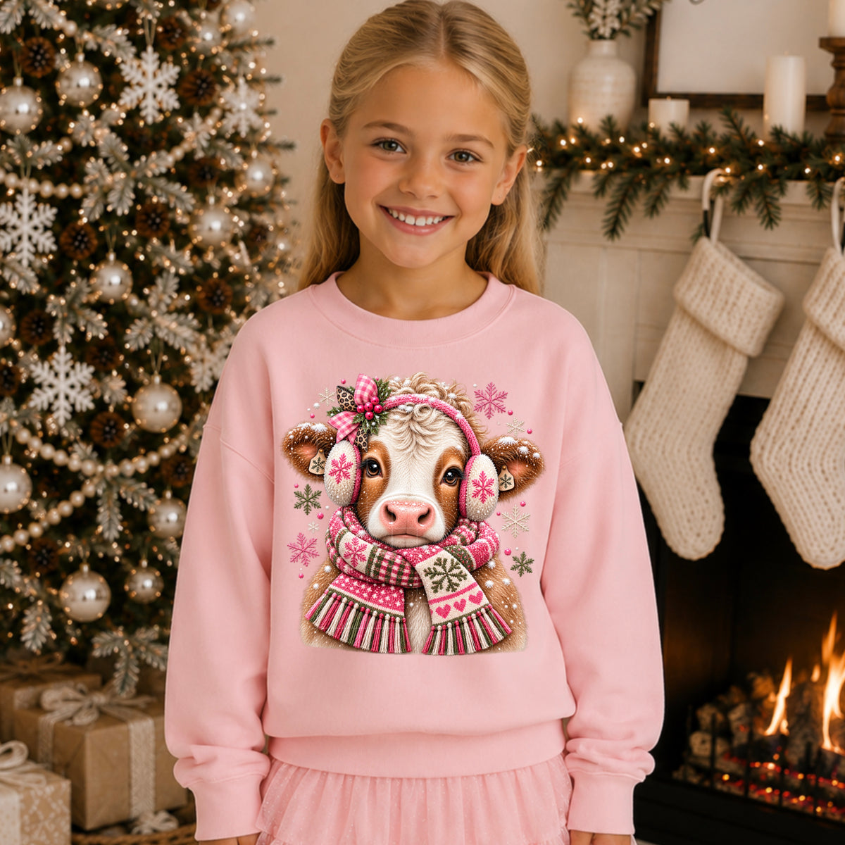 Winter cow (SDD) DTF Transfer