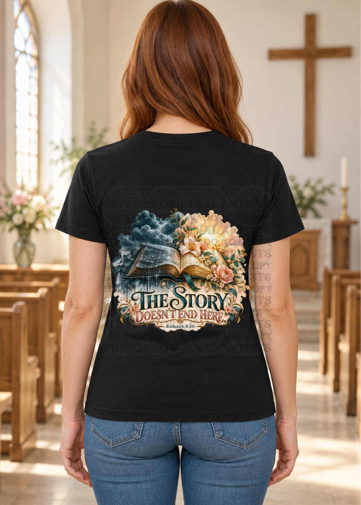 The story doesn't end here book DTF Transfer