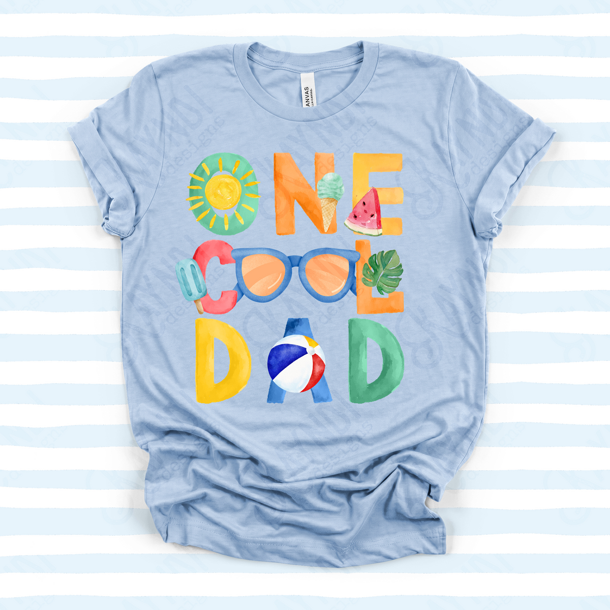 One cool dad fruit (Kayndi) DTF Transfer