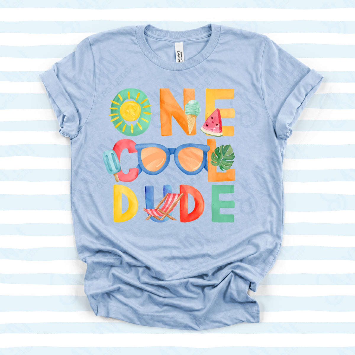 One cool dude fruit (Kayndi) DTF Transfer