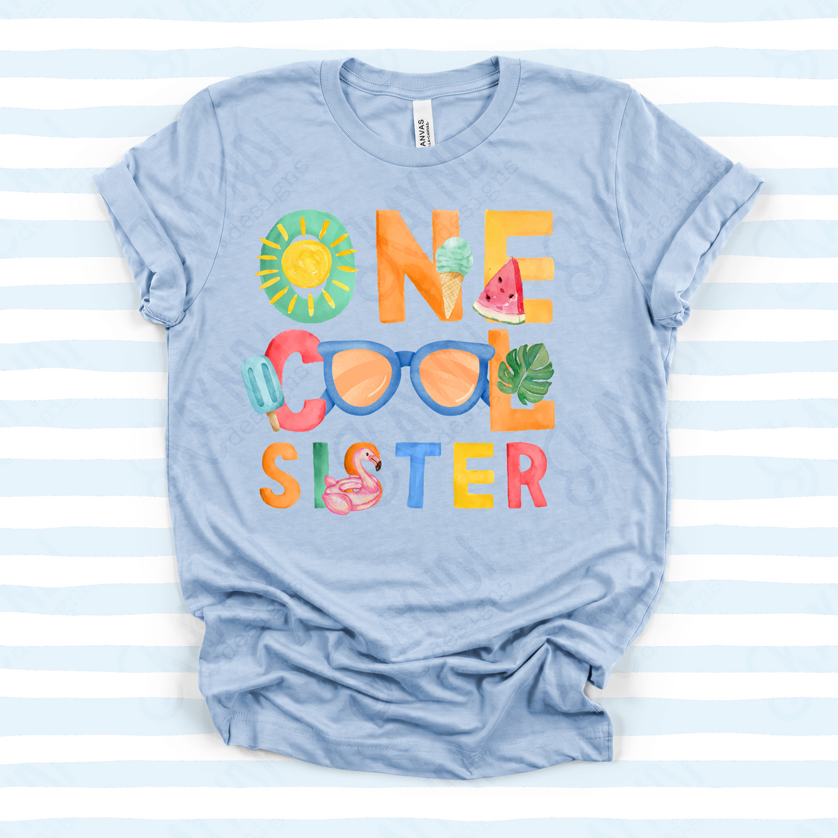 One cool sister fruit (Kayndi) DTF Transfer