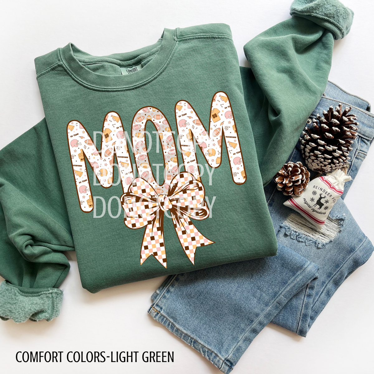 Mom football retro (CSG) 109412 DTF transfer