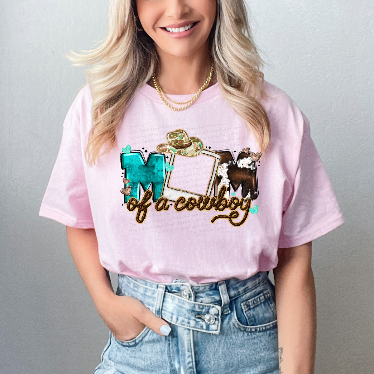 Mom Of A Cowboy 110012 DTF transfer