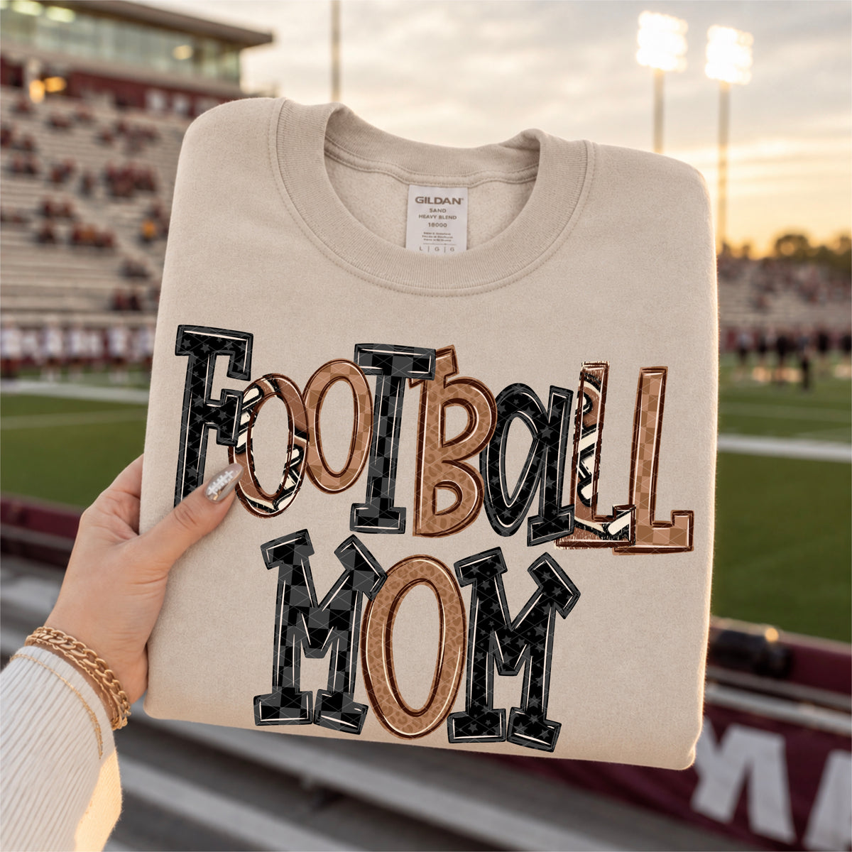 Football mom doodle (SDD) DTF Transfer
