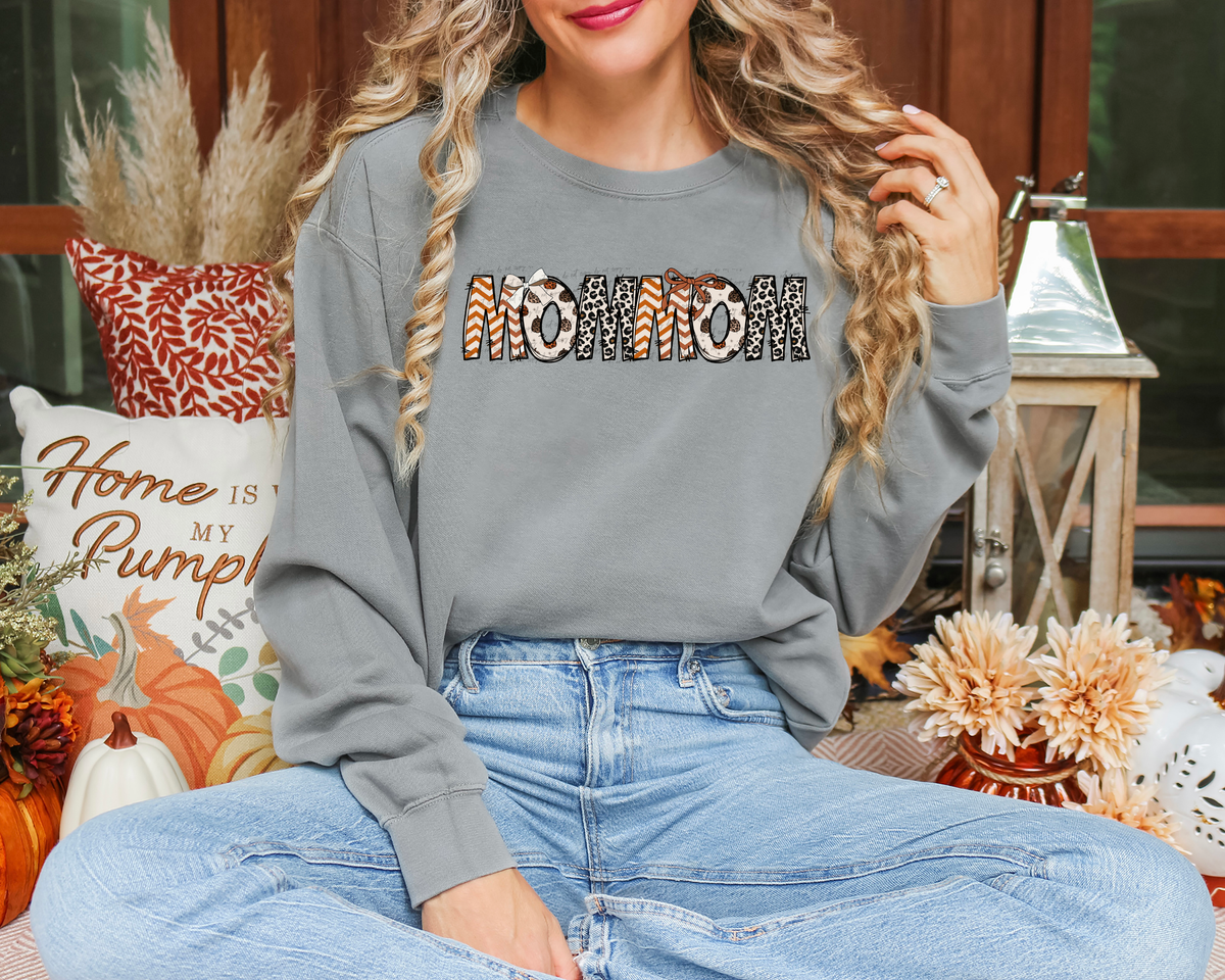 Mommom Leopard Pumpkin Filled 63044 DTF transfer