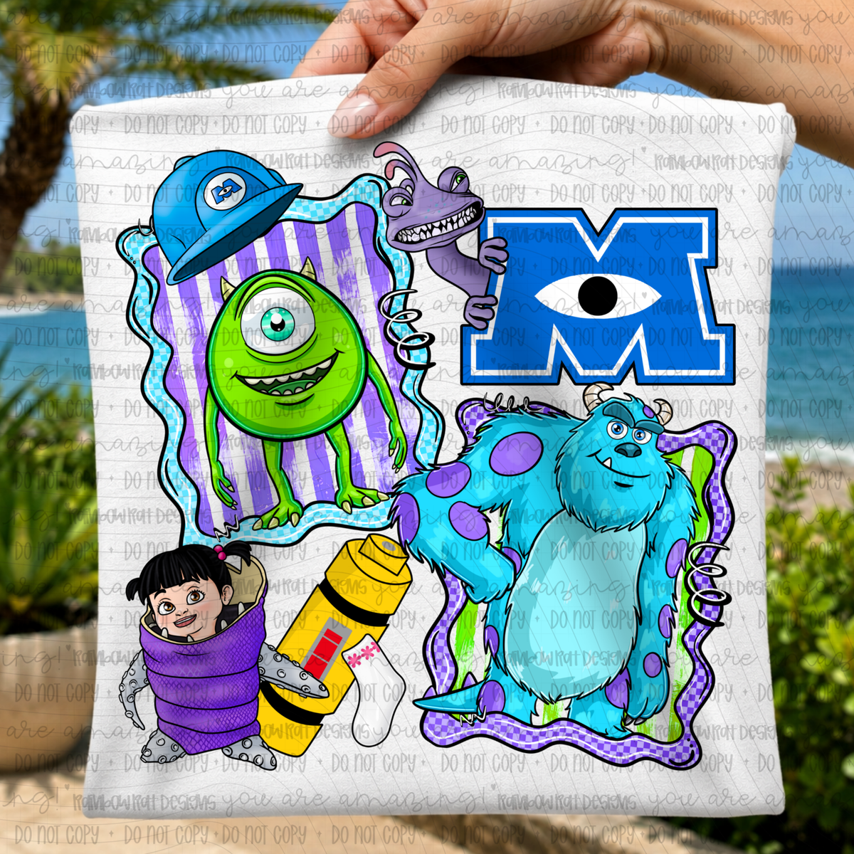 Monster collage (RRD) DTF Transfer