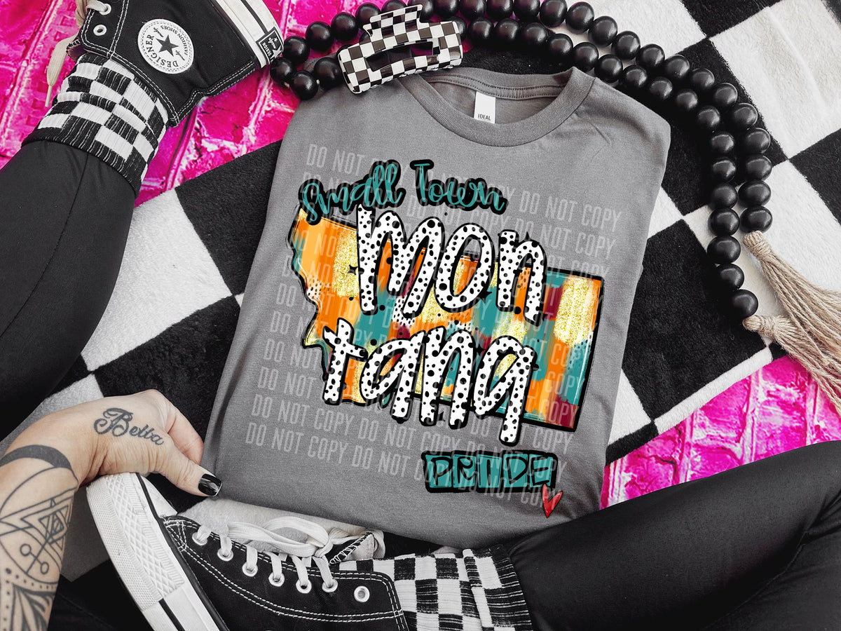 Montana Small Town Pride Stone 63235 DTF transfer