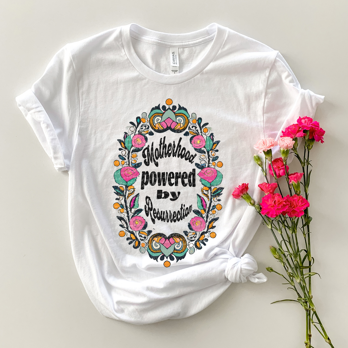 Motherhood Powered by Resurrection 81358 DTF Transfer