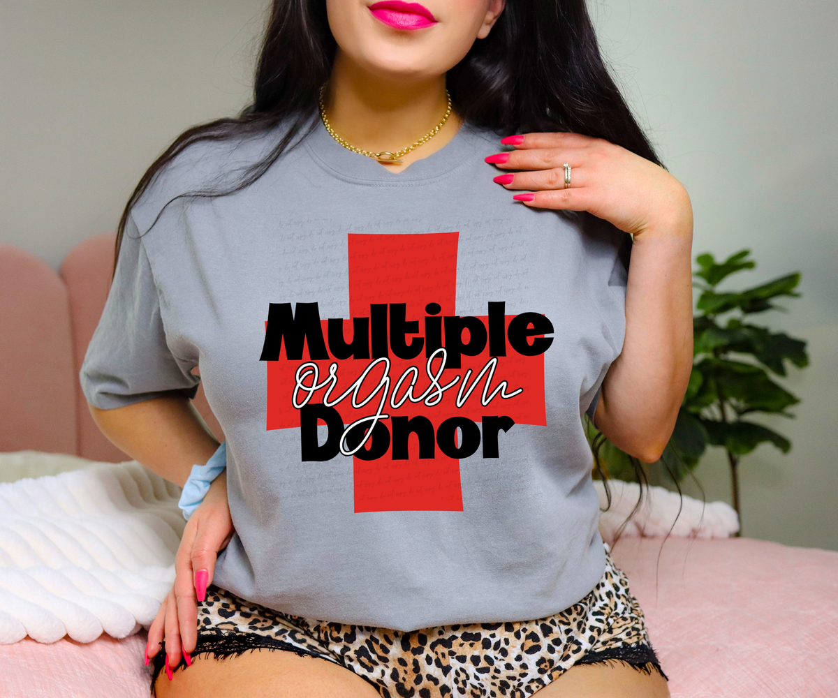 Multiple Orgasm Donor Red Cross 116855 DTF Transfer