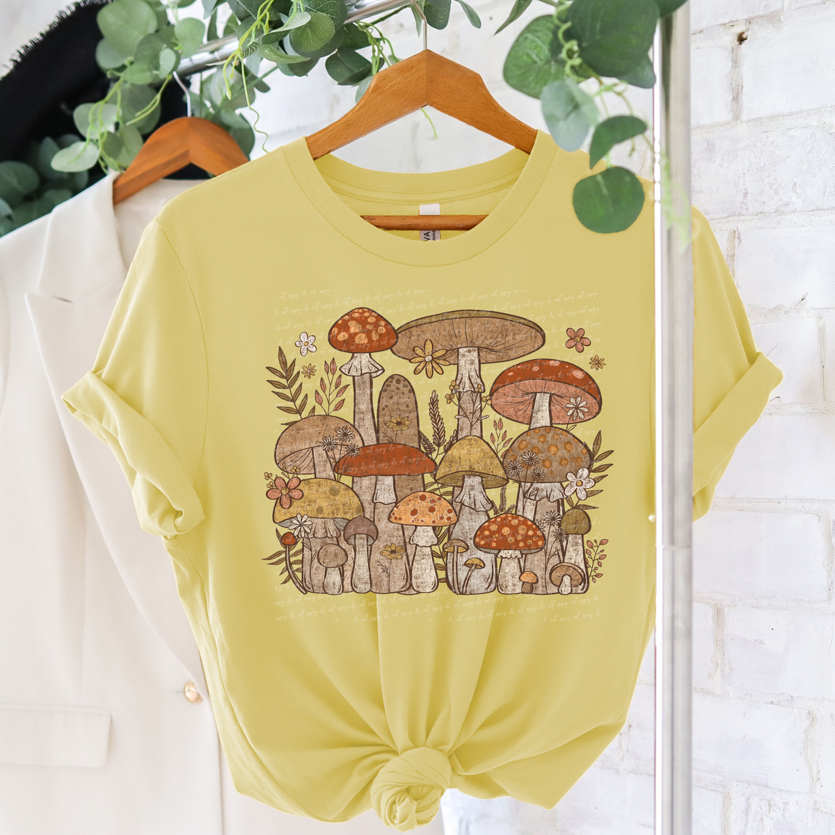 Mushrooms Stained 86799 DTF Transfer