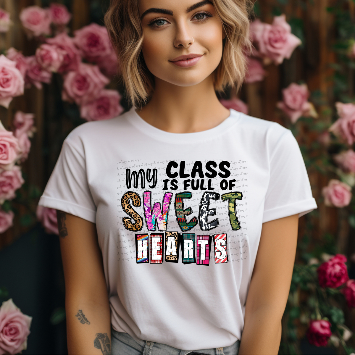 My Class Is Full Of Sweet Hearts 71543 DTF transfer
