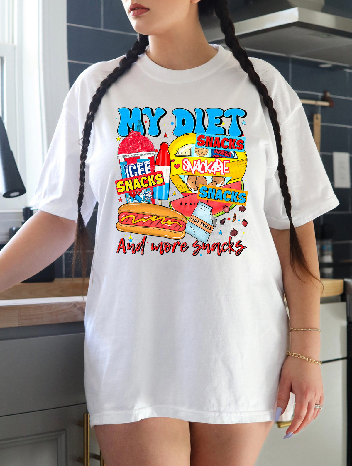 My Diet and More Snacks 117556 DTF transfer